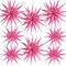 Huge Pink Explosion Star Aluminum Foil Spike Balloons for Birthday(Pink)